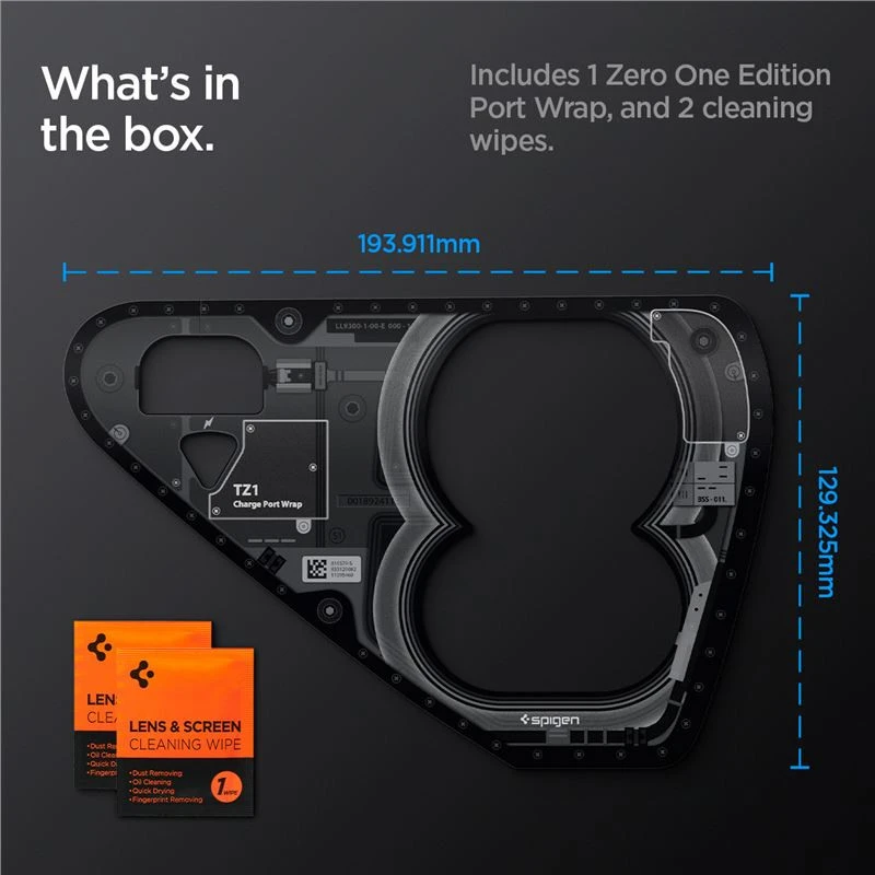 Spigen Tesla įkrovimo lizdo apsauga, zero one - Tesla Model Y/3