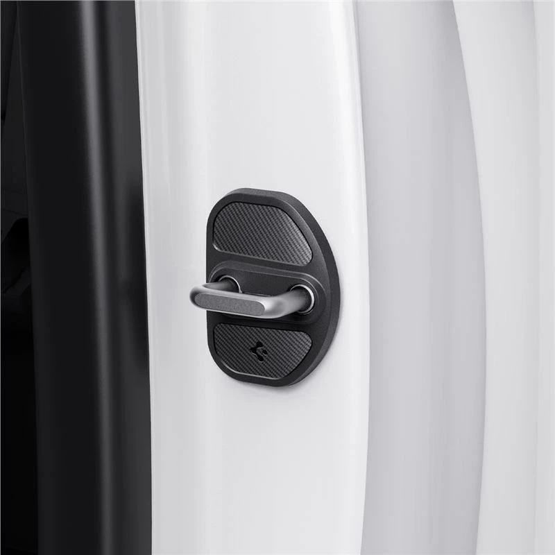Spigen Tesla durų spynos dangtelis, juodas - Tesla Model Y/3