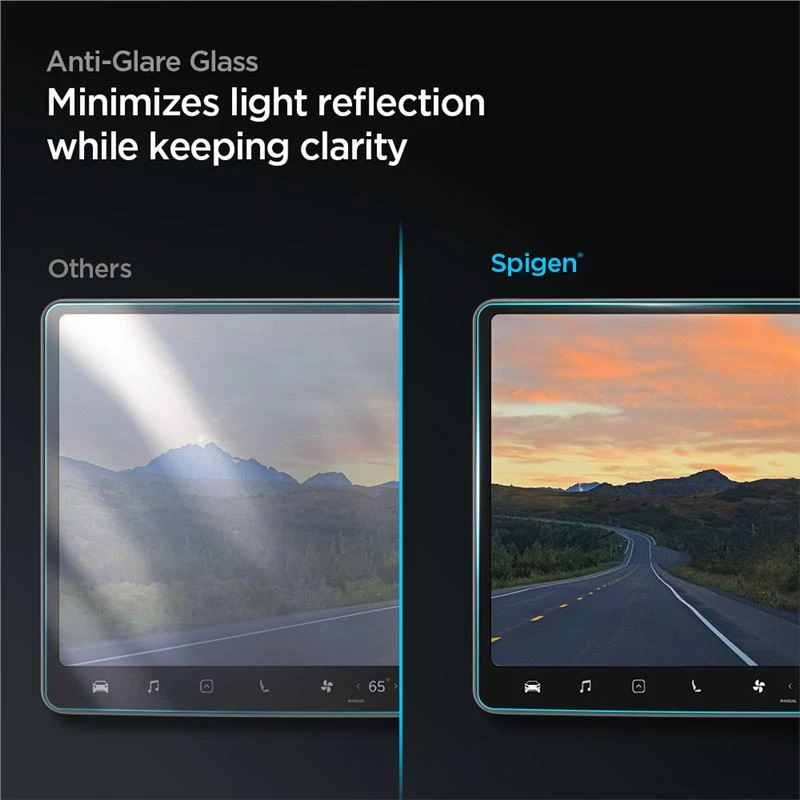 Spigen Glas.tR Ez Fit Tesla Model Y/3 ekrano apsauga