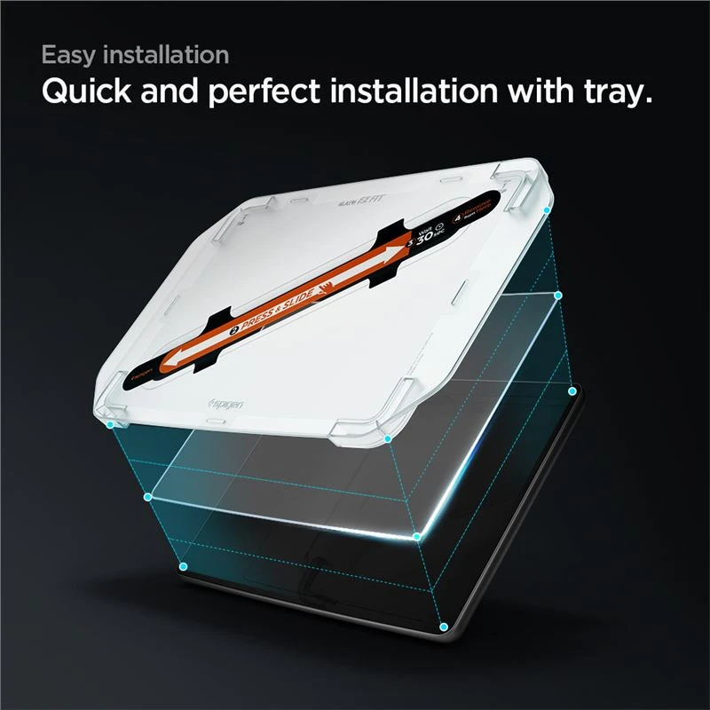 Spigen Glas.tR Ez Fit Tesla Model Y/3 ekrano apsauga