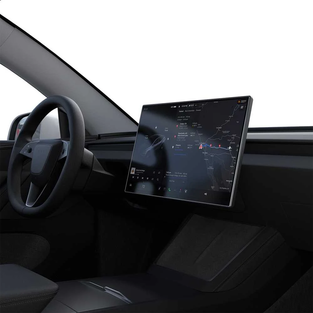 Ekrano apsauginis stiklas Spigen Tesla EZ Fit antirefleksinis matinis FC, juodas - Tesla Model Y L 2026