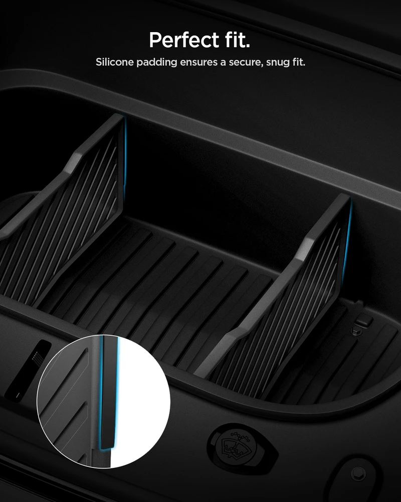 Spigen Tesla priekinės bagažinės pertvara, juoda - Tesla Model Y (Juniper)