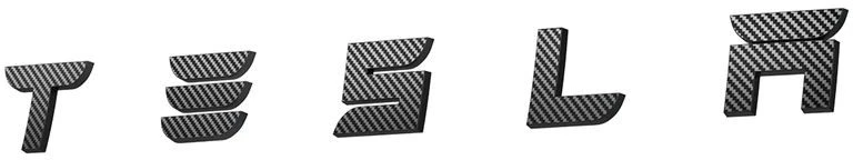 Spigen Tesla galinio ženklo (emblemos) pilnas uždangalas, anglies pluoštas - Tesla Model 3 2024
