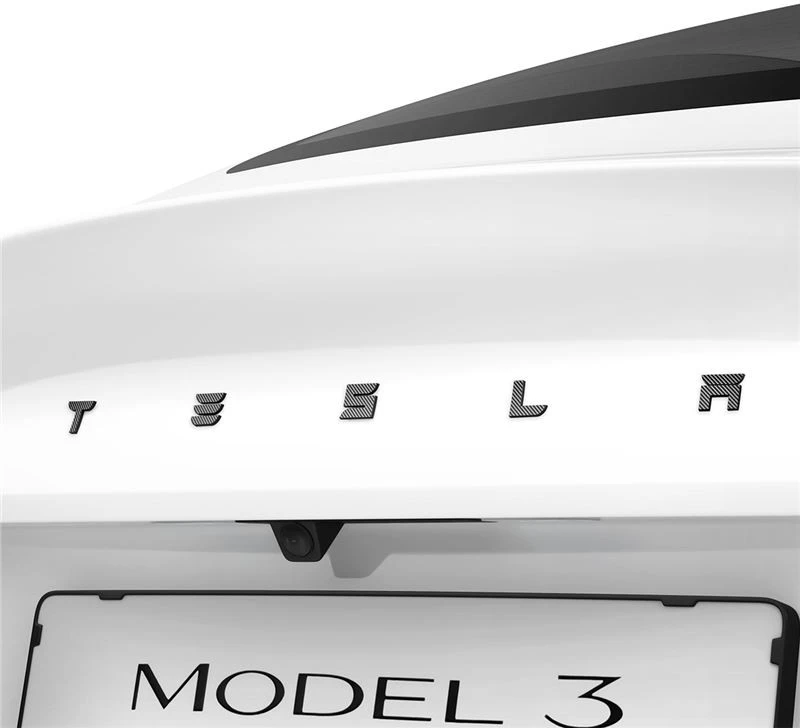 Spigen Tesla galinio ženklo (emblemos) pilnas uždangalas, anglies pluoštas - Tesla Model 3 2024