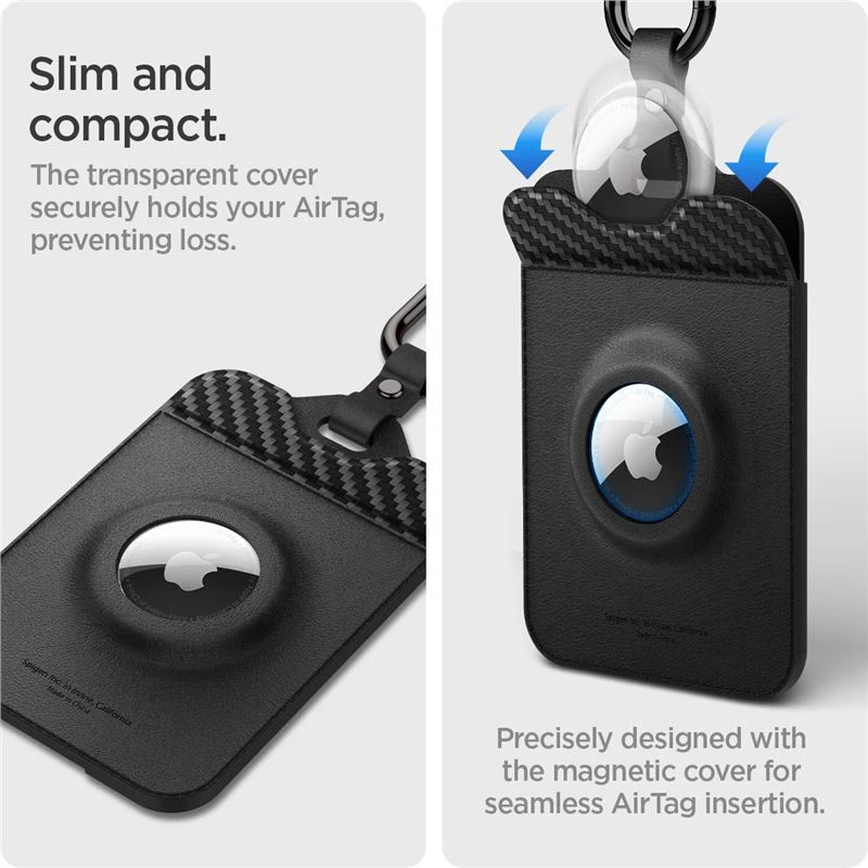 Spigen Tesla kortelės laikiklis Air Fit 2 vnt. - Tesla rakto kortelė / AirTag