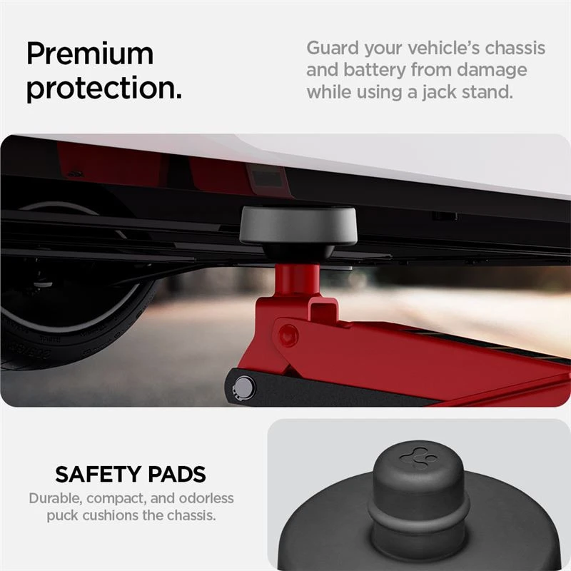 Spigen Tesla Model domkrato apsauginės pagalvėlės, juodos
