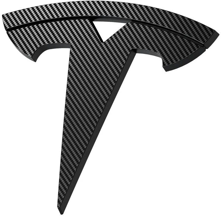 Spigen Tesla priekinės emblemos pilnas dangtelis, anglies pluoštas - Tesla Model 3 2024