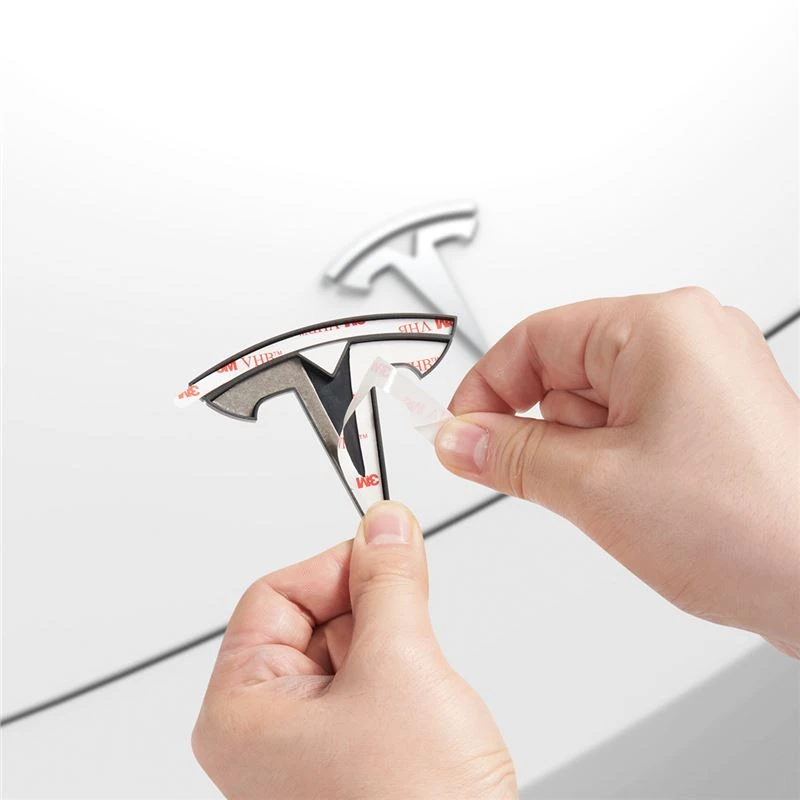 Spigen Tesla priekinės emblemos pilnas dangtelis, anglies pluoštas - Tesla Model 3 2024