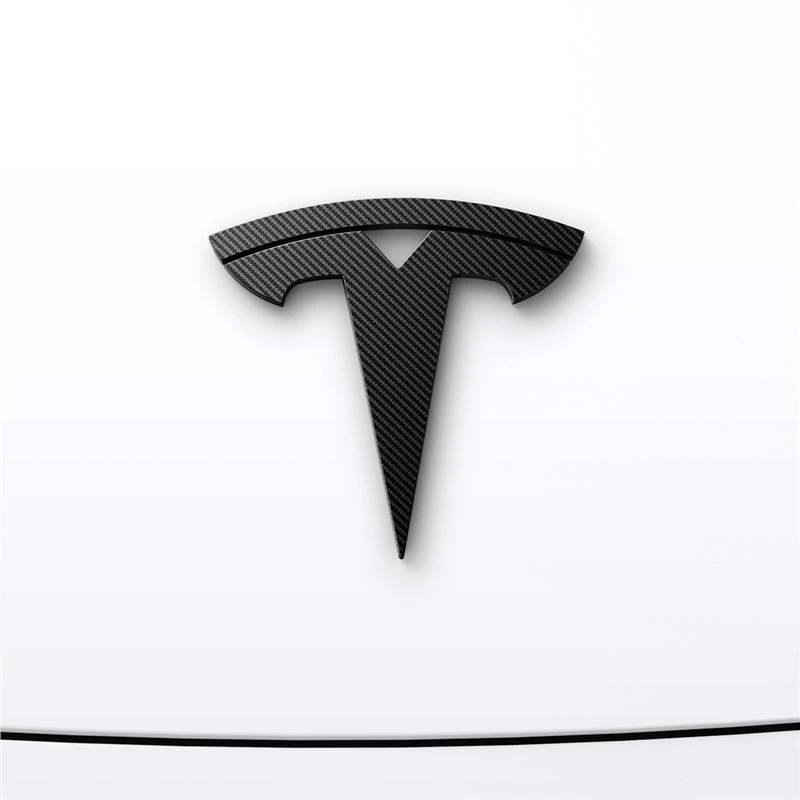 Spigen Tesla priekinės emblemos pilnas dangtelis, anglies pluoštas - Tesla Model 3 2024