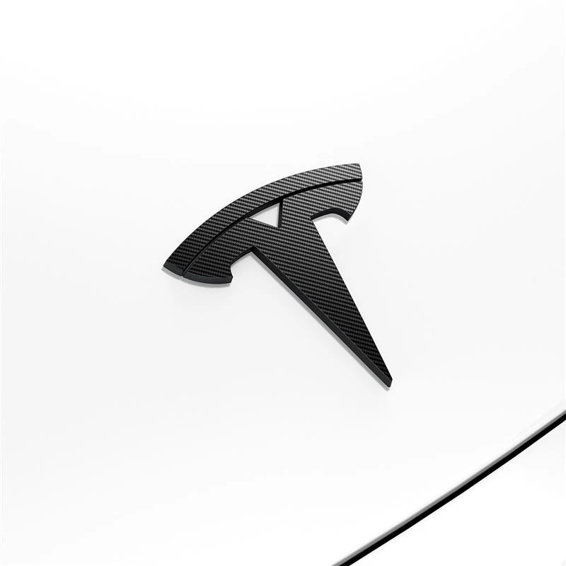 Spigen Tesla priekinės emblemos pilnas dangtelis, anglies pluoštas - Tesla Model 3 2024