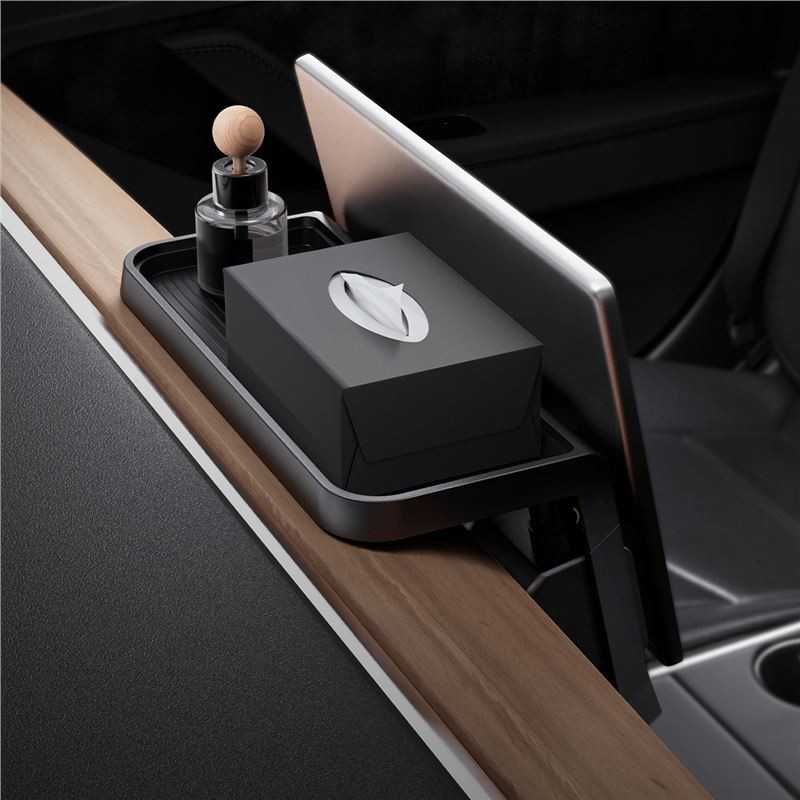 Spigen Tesla Under Screen Storage Organizer, juodas - Tesla Model Y/3