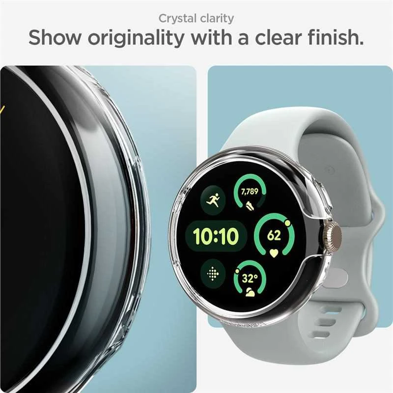 Spigen Plonas, skaidrus – „Google Pixel Watch 3/2/1“ (41 mm)