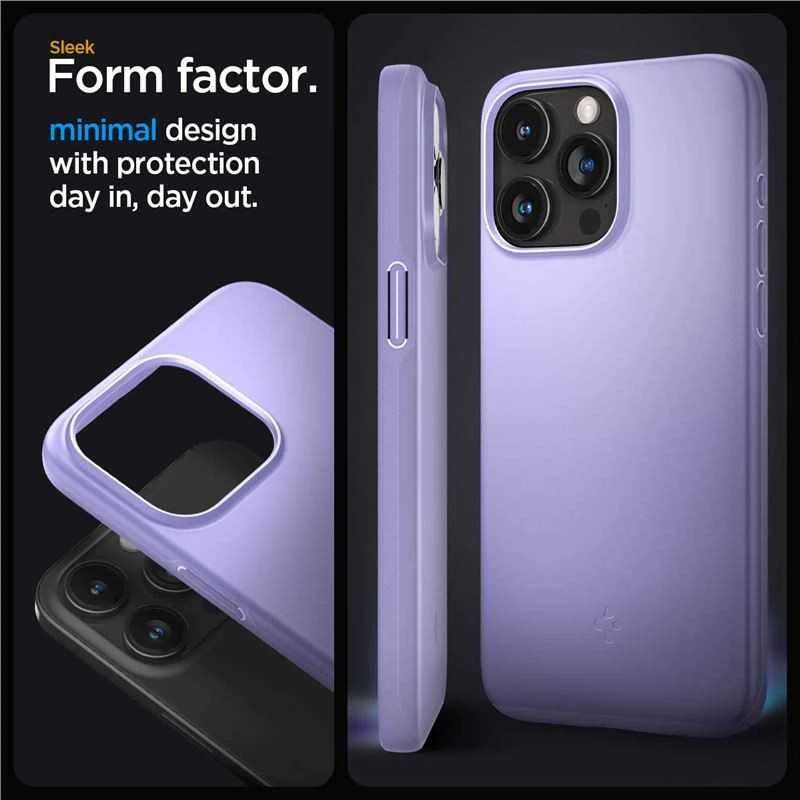 Spigen Thin Fit dėklas skirtas Apple iPhone 15 Pro,  spalva - Iris Purple