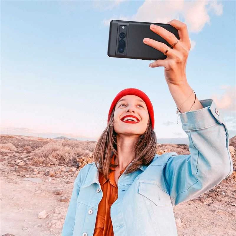 Dėklas „Spigen Thin Fit“, juodas – „Google Pixel 7 Pro“