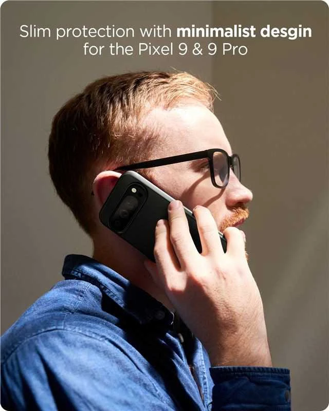 Spigen Thin Fit – dėklas skirtas Google Pixel 9 / 9 Pro Juodas