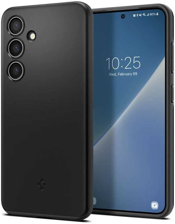 Samsung Galaxy S24 Spigen Thin Fit dėklas telefonui juodos spalvos