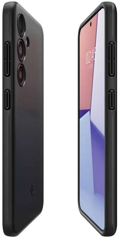 Samsung Galaxy S24 Spigen Thin Fit dėklas telefonui juodos spalvos