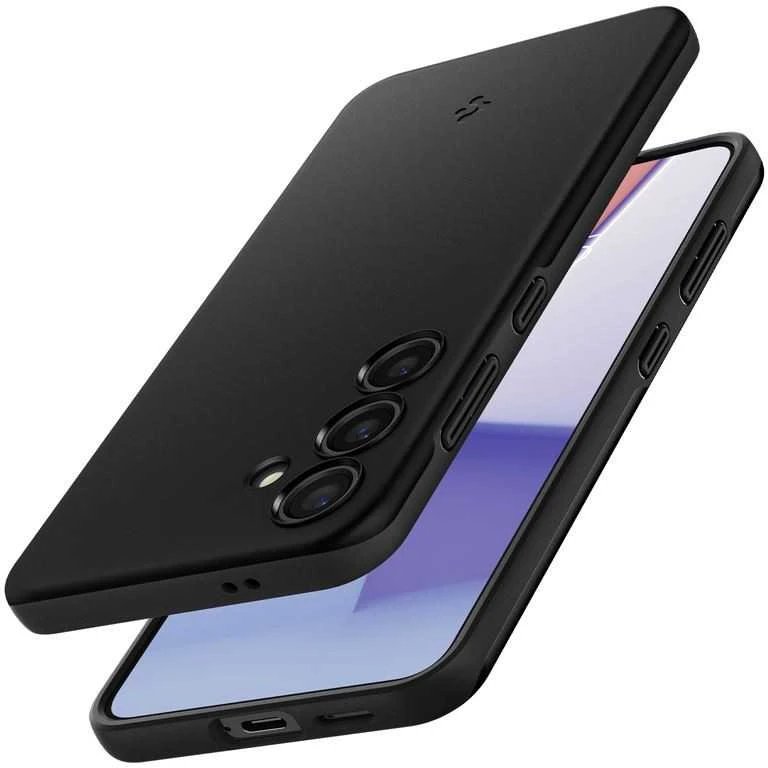 Samsung Galaxy S24 Spigen Thin Fit dėklas telefonui juodos spalvos