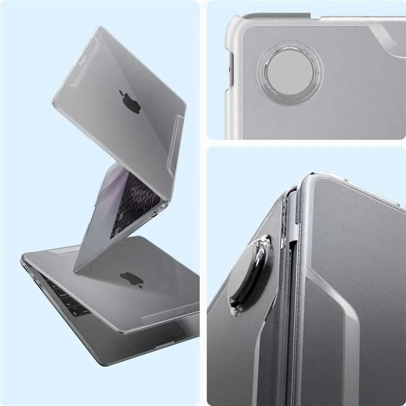 „Spigen Thin Fit“, krištolo skaidrumo – „Macbook Air 15“ M4/M3/M2“