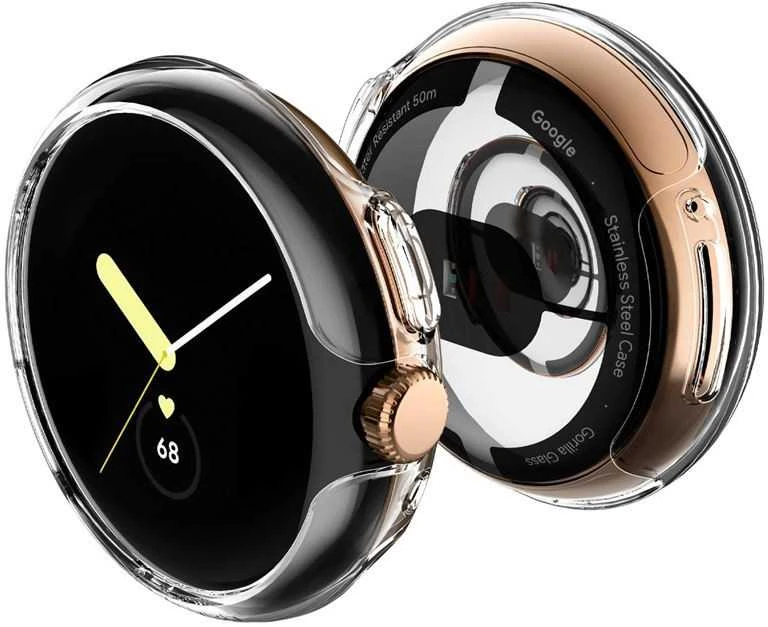„Spigen Thin Fit“, krištolo skaidrumo – „Google Pixel Watch 2/1“