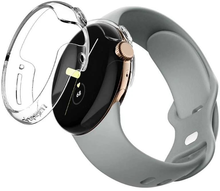 „Spigen Thin Fit“, krištolo skaidrumo – „Google Pixel Watch 2/1“