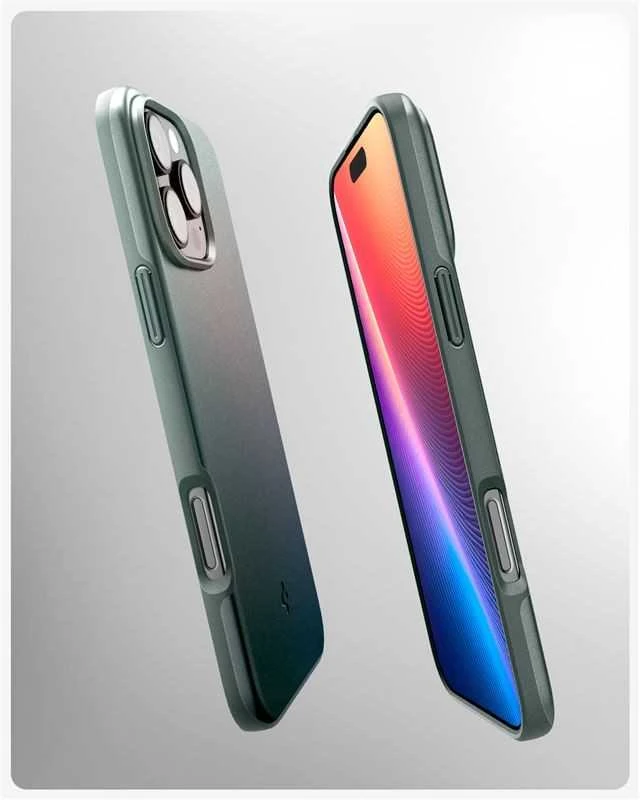 Spigen Thin Fit MagSafe Apple iPhone 16 Pro Max – dėklas telefonui žalios spalvos