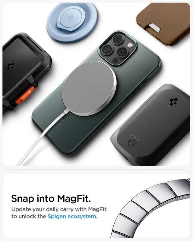 Spigen Thin Fit MagSafe Apple iPhone 16 Pro Max – dėklas telefonui žalios spalvos