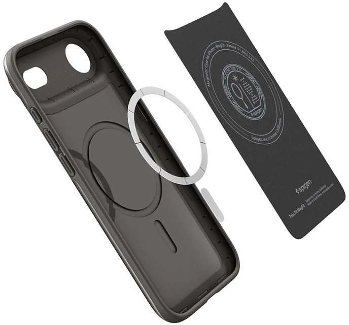 Spigen plonas „MagSafe“ dėklas, metalinis – „iPhone Air“