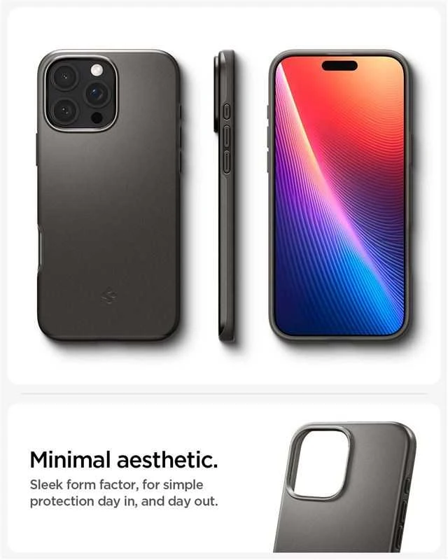 Spigen Thin Fit MagSafe Apple iPhone 16 Pro Max – dėklas telefonui juodos spalvos