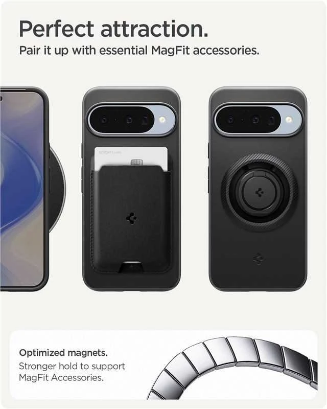 Spigen Thin Fit Mag MagSafe dėklas skirtas Google Pixel 10 / 10 Pro – juodos spalvos