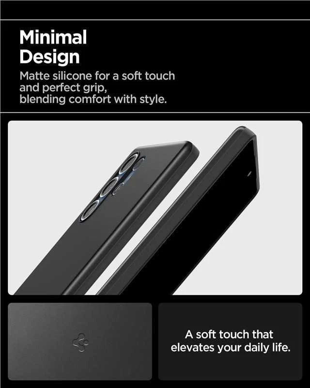 Dėklas Spigen Thin Fit Mag Magsafe Galaxy S25 Ultra juodas