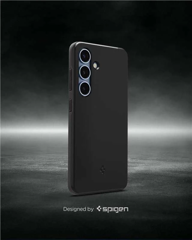 Spigen Thin Fit Mag MagSafe – dėklas skirtas Samsung Galaxy S25 Juodas