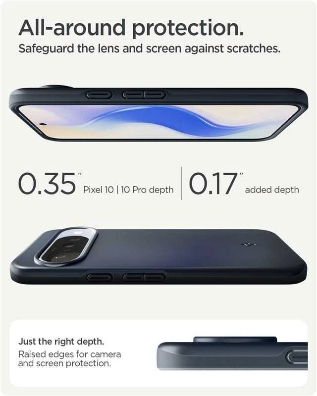 Spigen Thin Fit Mag MagSafe dėklas skirtas Google Pixel 10 / 10 Pro – graphite