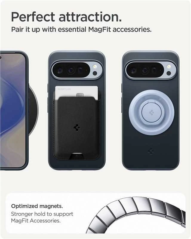 „Spigen Thin Fit Mag MagSafe“ dėklas, skirtas „Google Pixel 10 Pro XL“ – grafito spalvos
