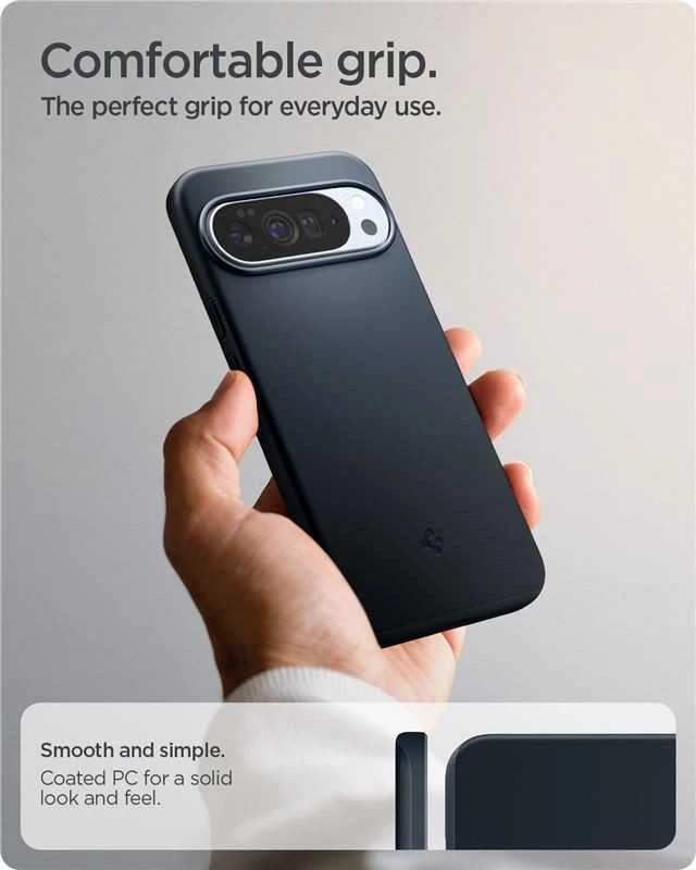 „Spigen Thin Fit Mag MagSafe“ dėklas, skirtas „Google Pixel 10 Pro XL“ – grafito spalvos
