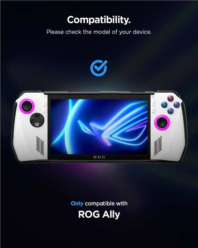 Dėklas Spigen Thin Fit Pro, juodas - Asus ROG Ally 2023
