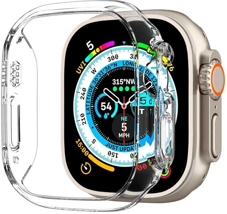 „Spigen Thin Fit“, skaidrus – „Apple Watch Ultra 2“ / „Ultra 49mm“