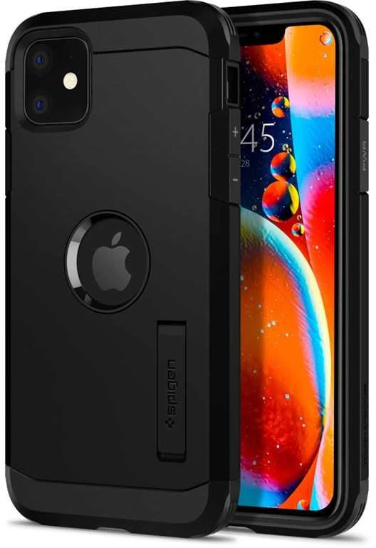 Spigen dėklas Tough Armour, skirtas iPhone 11 juodas