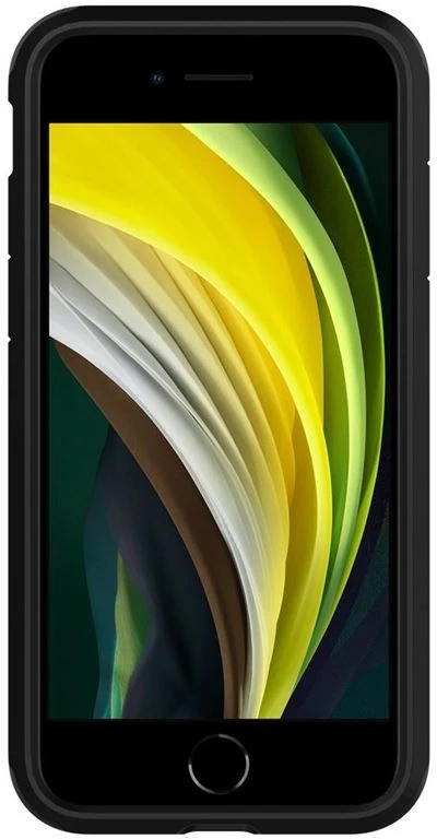 Dėklas Spigen Tough Armor, juodos spalvos – iPhone SE