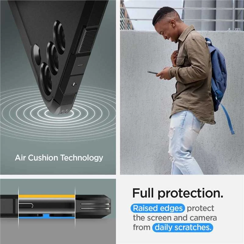 Spigen Tough Armor dėklas skirtas Samsung Galaxy S23 Plus, spalva - Juoda
