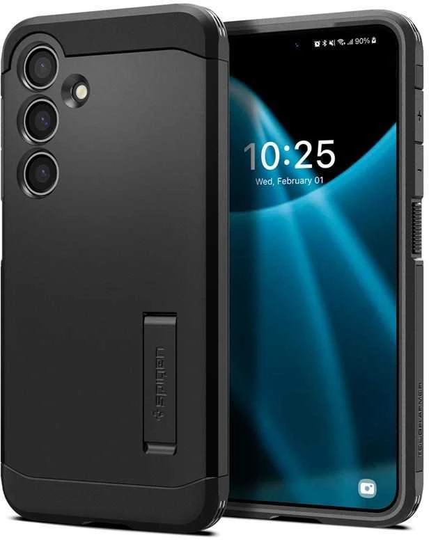 Samsung Galaxy S24 Spigen Tough Armor telefono dėklas juodos spalvos