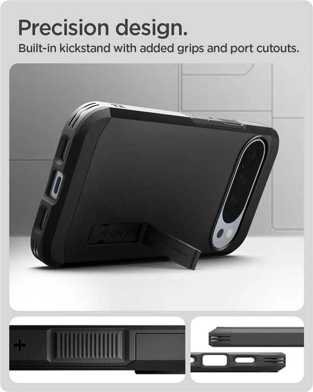 Dėklas SPIGEN TOUGH ARMOR MAG MAGSAFE GOOGLE PIXEL 10 PRO XL Juodas