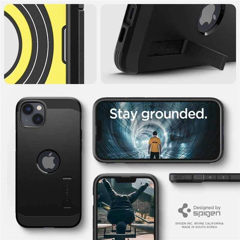 Spigen Tough Armor (MagFit) dėklas skirtas Apple iPhone 14, spalva - Juoda