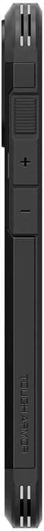 Spigen Tough Armor MagSafe su stoveliu Apple iPhone 16 Plus – dėklas telefonui juodos spalvos