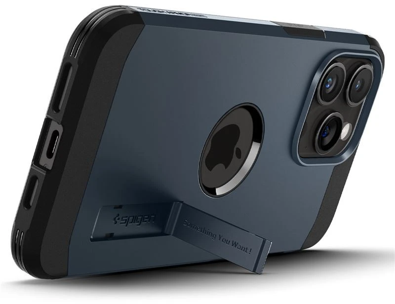 Spigen Tough Armor (MagFit) dėklas skirtas Apple iPhone 15 Pro Max, spalva - Metal Slate