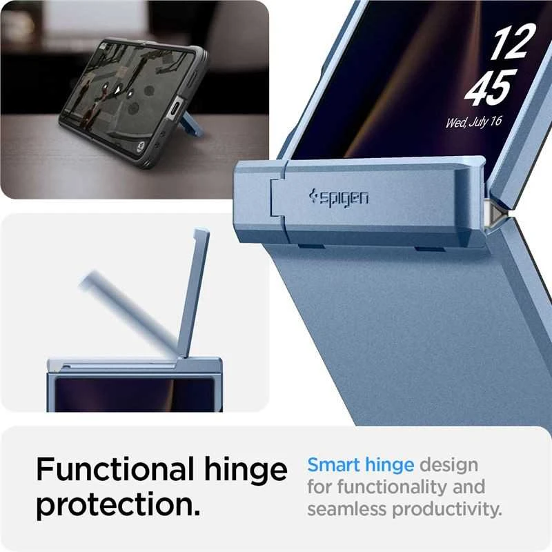 Dėklas Spigen Tough Armor Pro MagSafe, sierra mėlynas - Samsung Galaxy Z Flip7