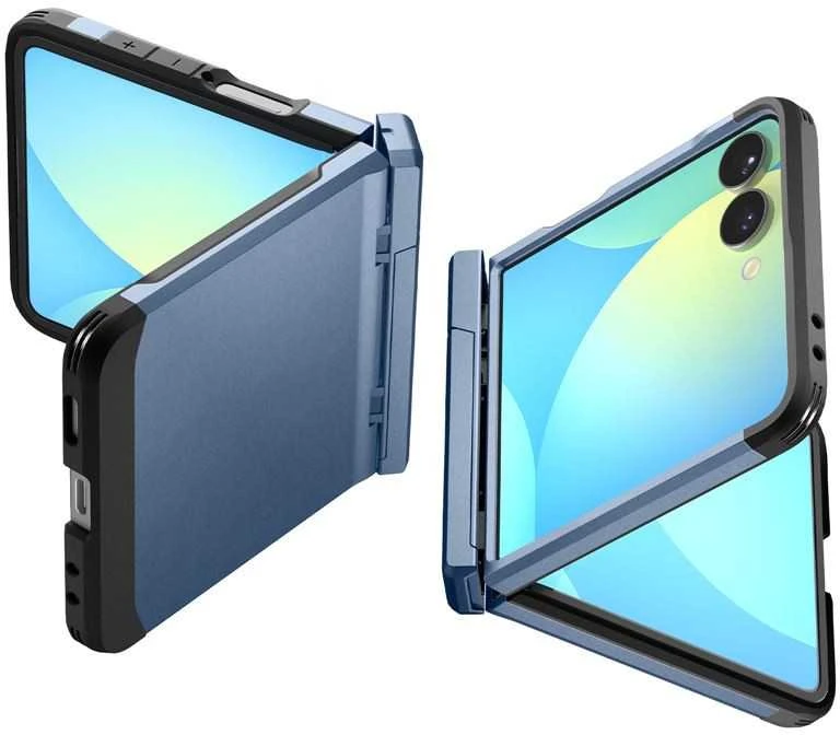 Dėklas Spigen Tough Armor Pro MagSafe, sierra mėlynas - Samsung Galaxy Z Flip7