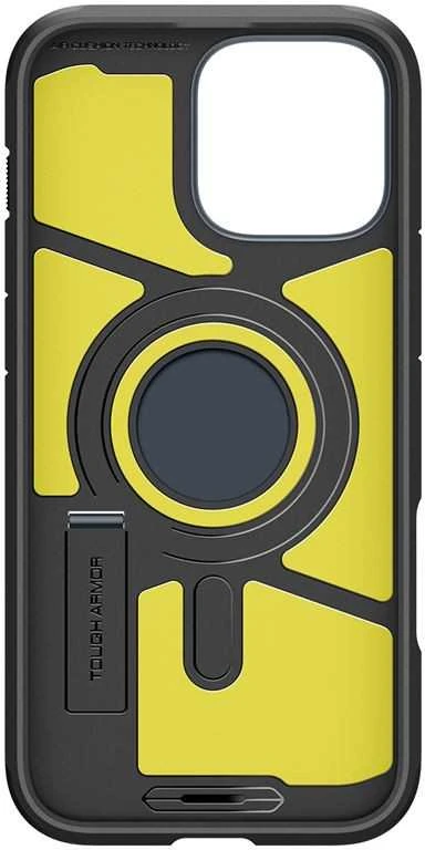 Dėklas Spigen „Tough Armor T MagSafe“, metalinis šiferio spalvos – „iPhone 16 Pro Max“