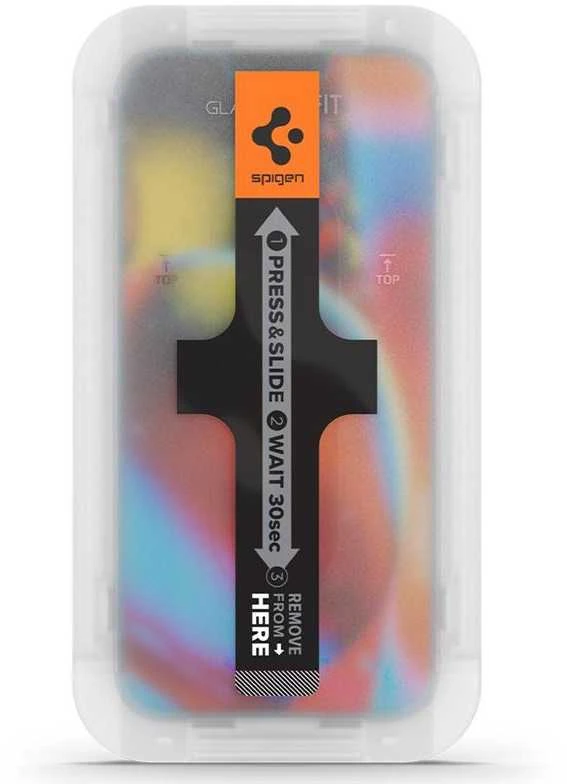 Aps. stikl. Spigen GLAS.tR ez Fit iPhone