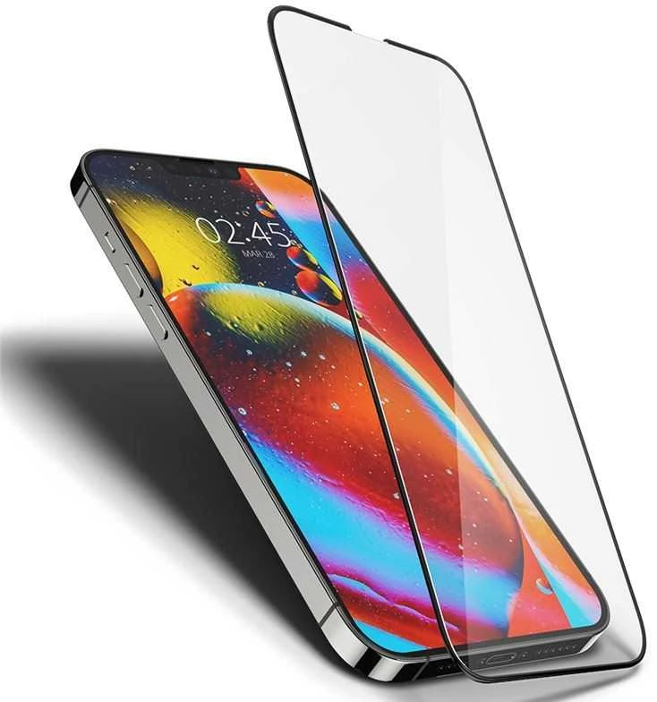 Spigen tR Slim HD 1 Pack, FC juodos spalvos – Apple iPhone 14 Plus/Apple iPhone 13 Pro Max